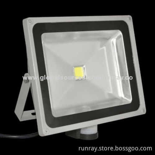 50W Motion Sensor LED Floodlight, 85-265V AC, Bridgelux 45 x 45-mil Chip, 110lm/W, Aluminum Housing